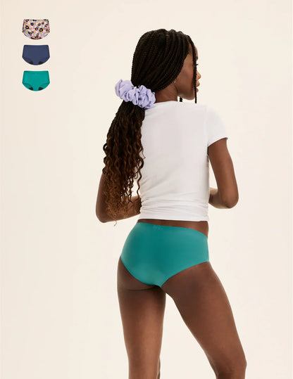 Teen Super Leakproof® No-Show Boyshort 3-Pack - Last Call