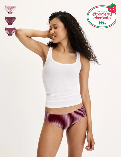 Teen Light Leakproof No-Show Bikini 3-Pack