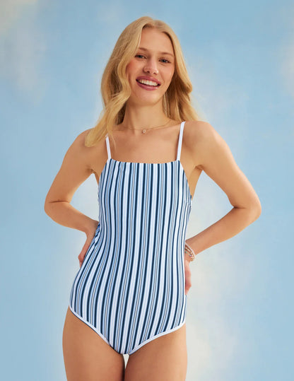 Teen Period Swim Square Neck One-Piece