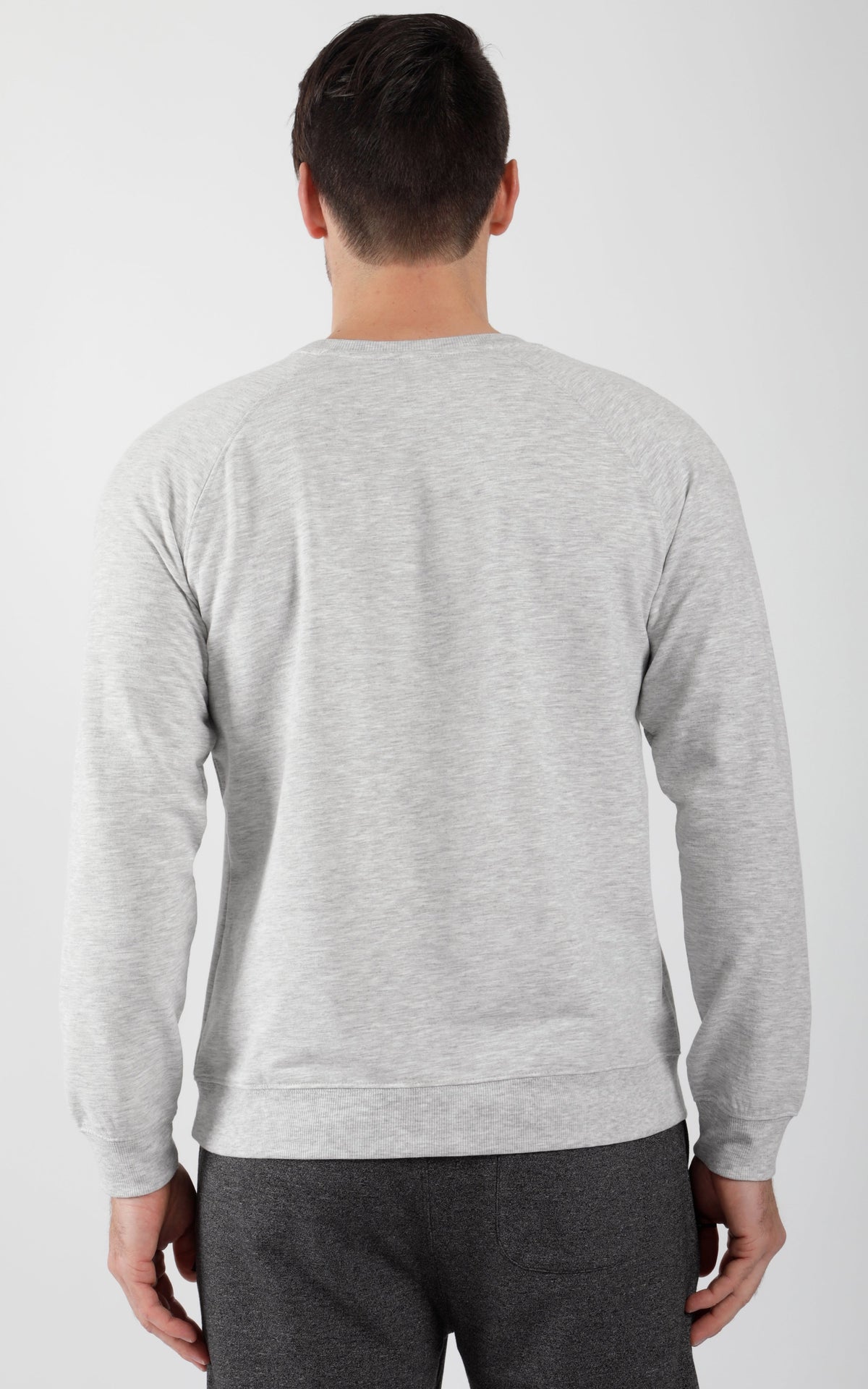90 Degree by Reflex Men's Terry Brushed Long Sleeve Top