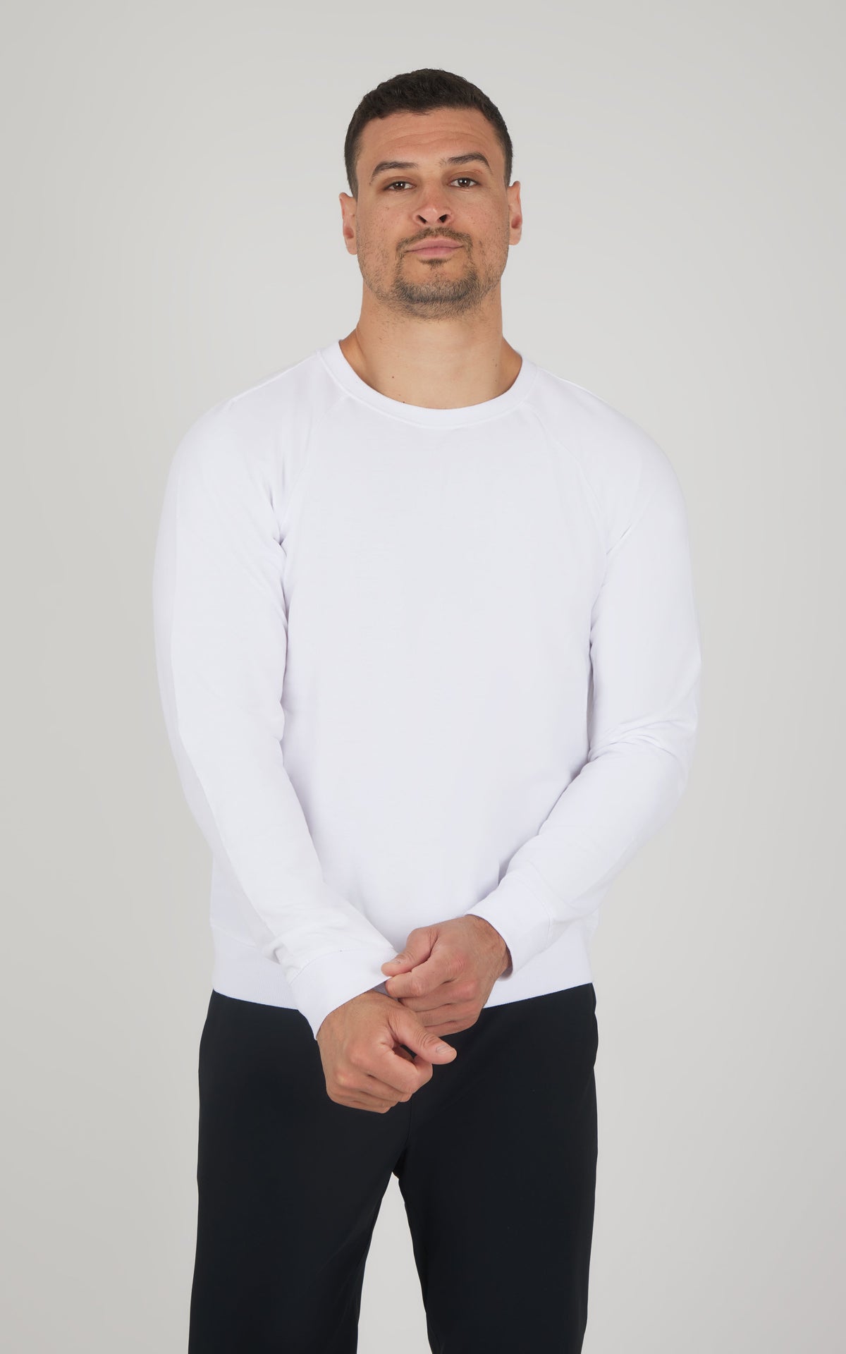 90 Degree by Reflex Men's Terry Brushed Long Sleeve Top