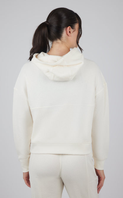 90 Degree by Reflex Brushed Inside Waffle Offline Pullover Hoodie