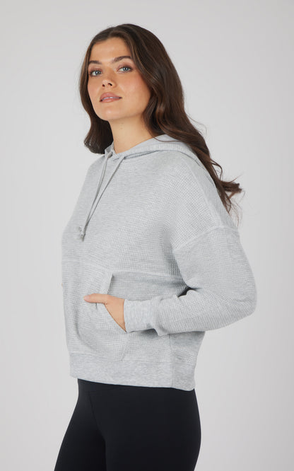 90 Degree by Reflex Brushed Inside Waffle Offline Pullover Hoodie