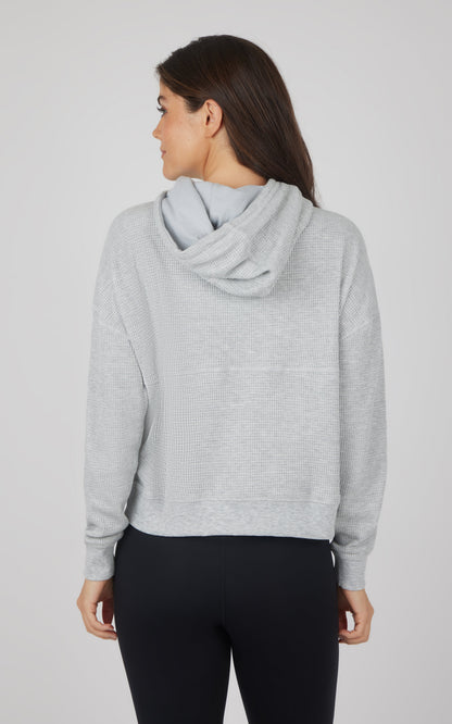 90 Degree by Reflex Brushed Inside Waffle Offline Pullover Hoodie