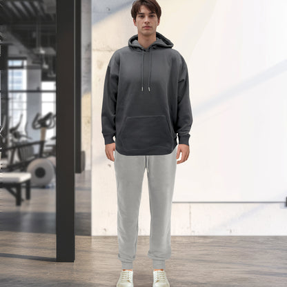 Elegant Comfort Cotton Active Men Tracksuit 2 Piece Set Athletic Jogging Sweatsuits