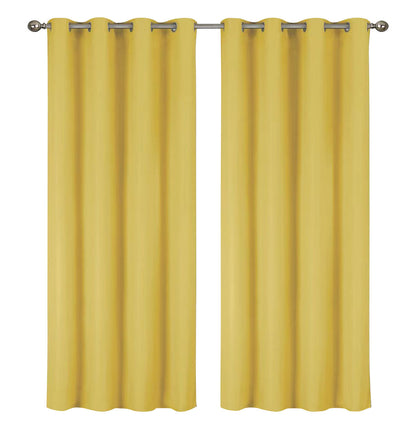 2 Pack - 55'' X 84'' Solid Thermal Blackout Panels (19 Colors)