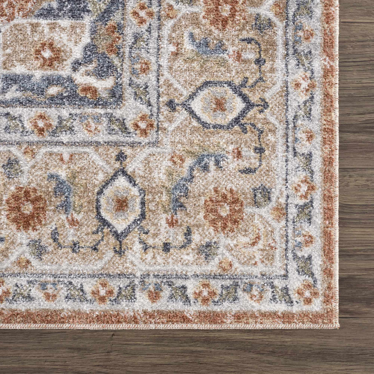 Gael Rust Boutique Washable Rug - Clearance