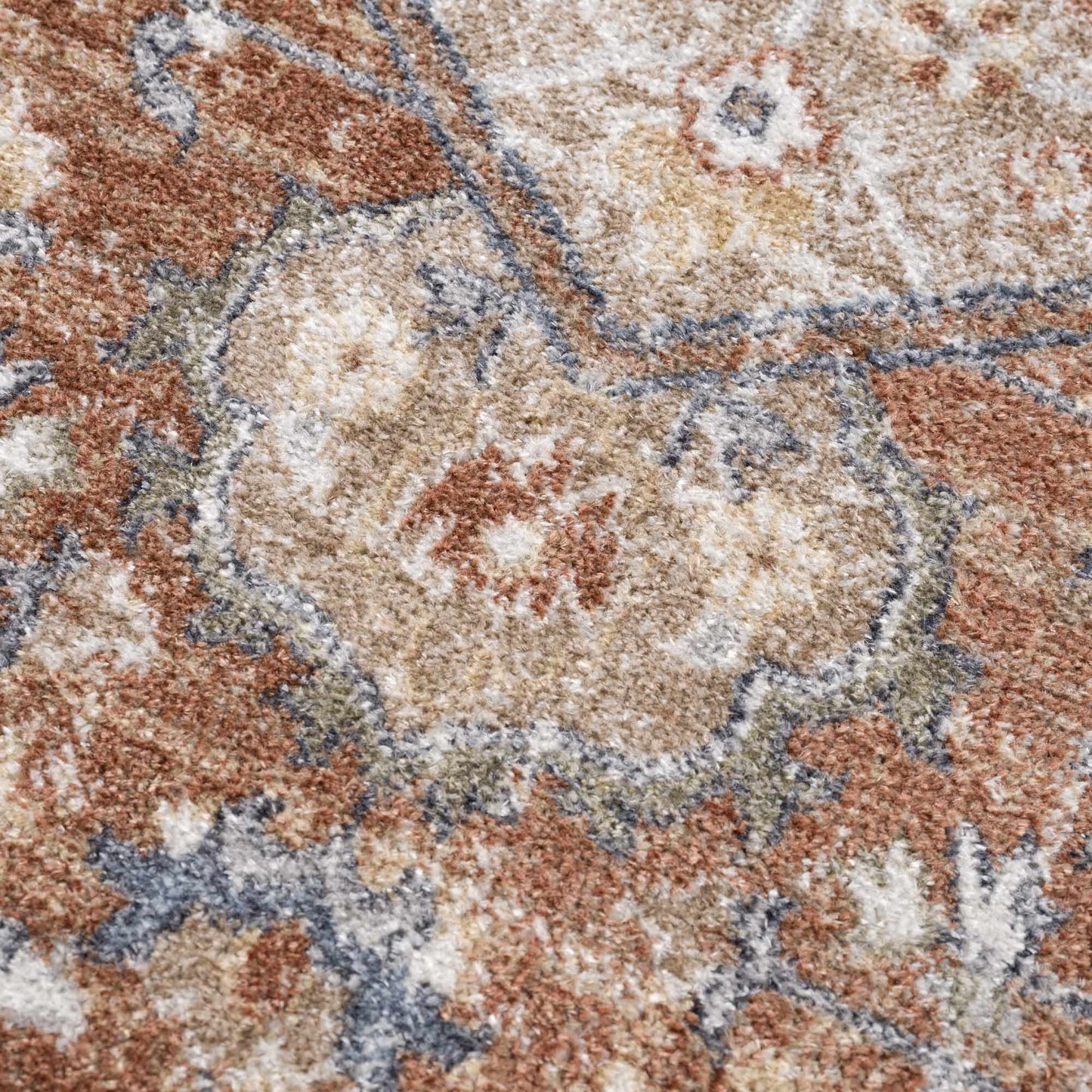 Gael Rust Boutique Washable Rug - Clearance