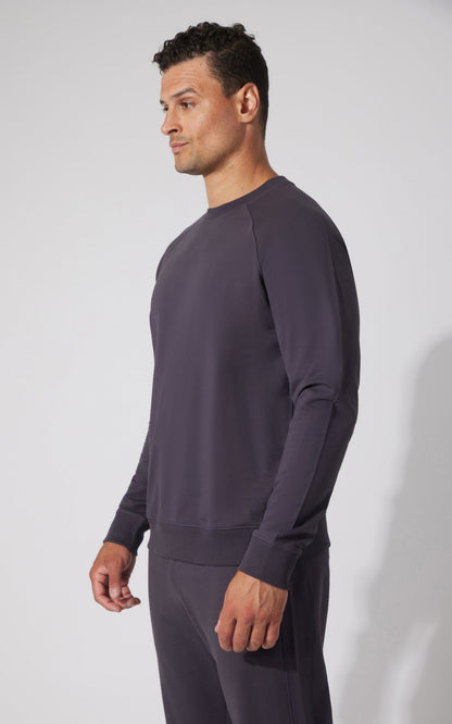90 Degree by Reflex Men's Mini Zurry Crew Neck Sweatshirt