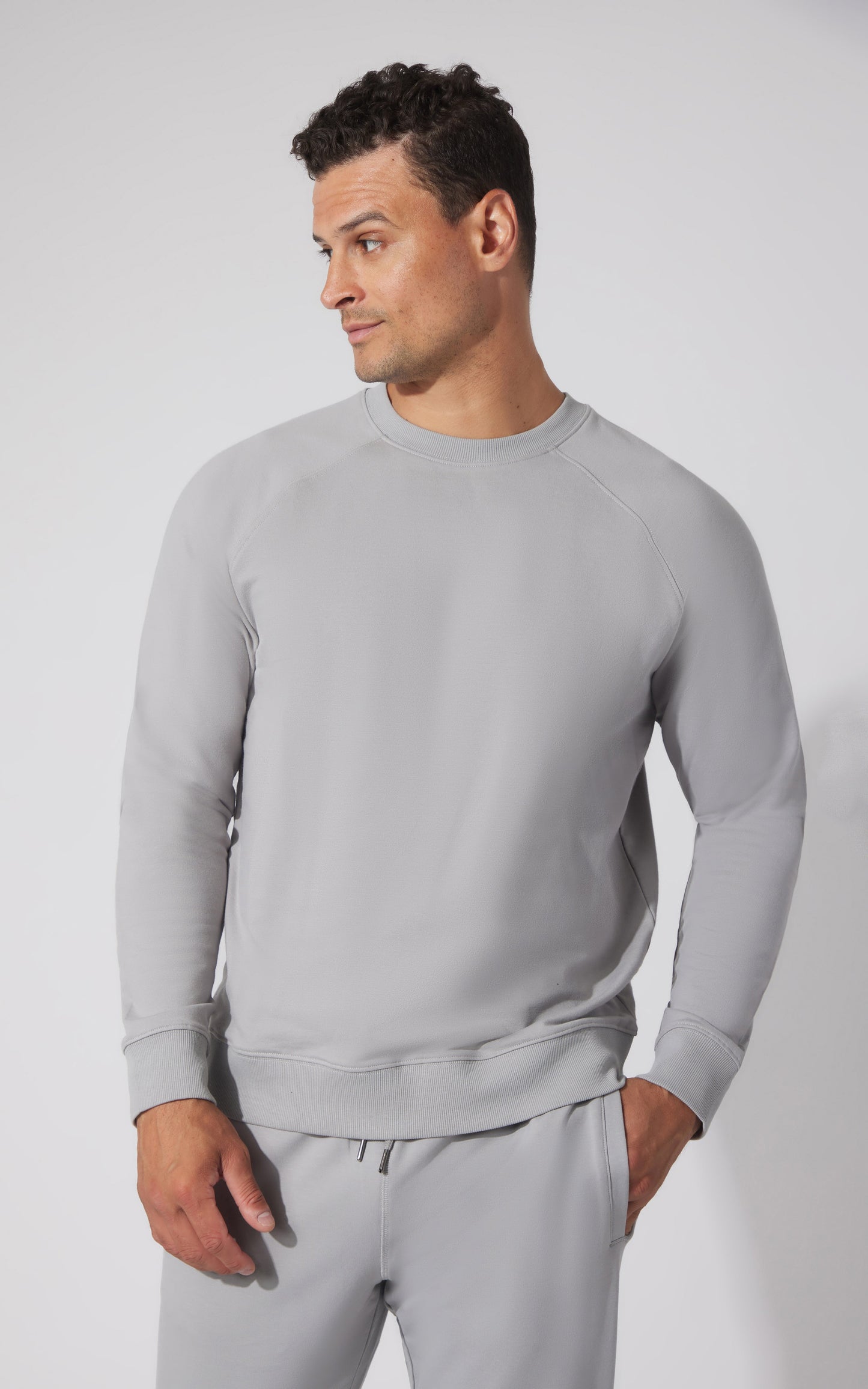 90 Degree by Reflex Men's Mini Zurry Crew Neck Sweatshirt