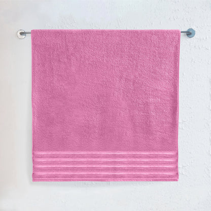 Elegant Comfort 1-Piece Premium Turkish Cotton 4 Lines Stripe Jumbo Towel, 35x 70 inch