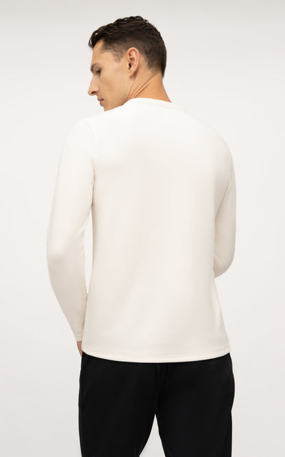 90 Degree by Reflex Men's Supreme Airtech Long Sleeve Henley Shirt