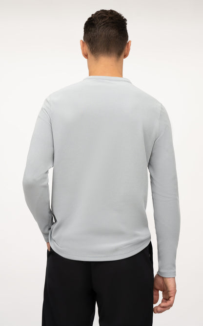 90 Degree by Reflex Men's Supreme Airtech Long Sleeve Henley Shirt