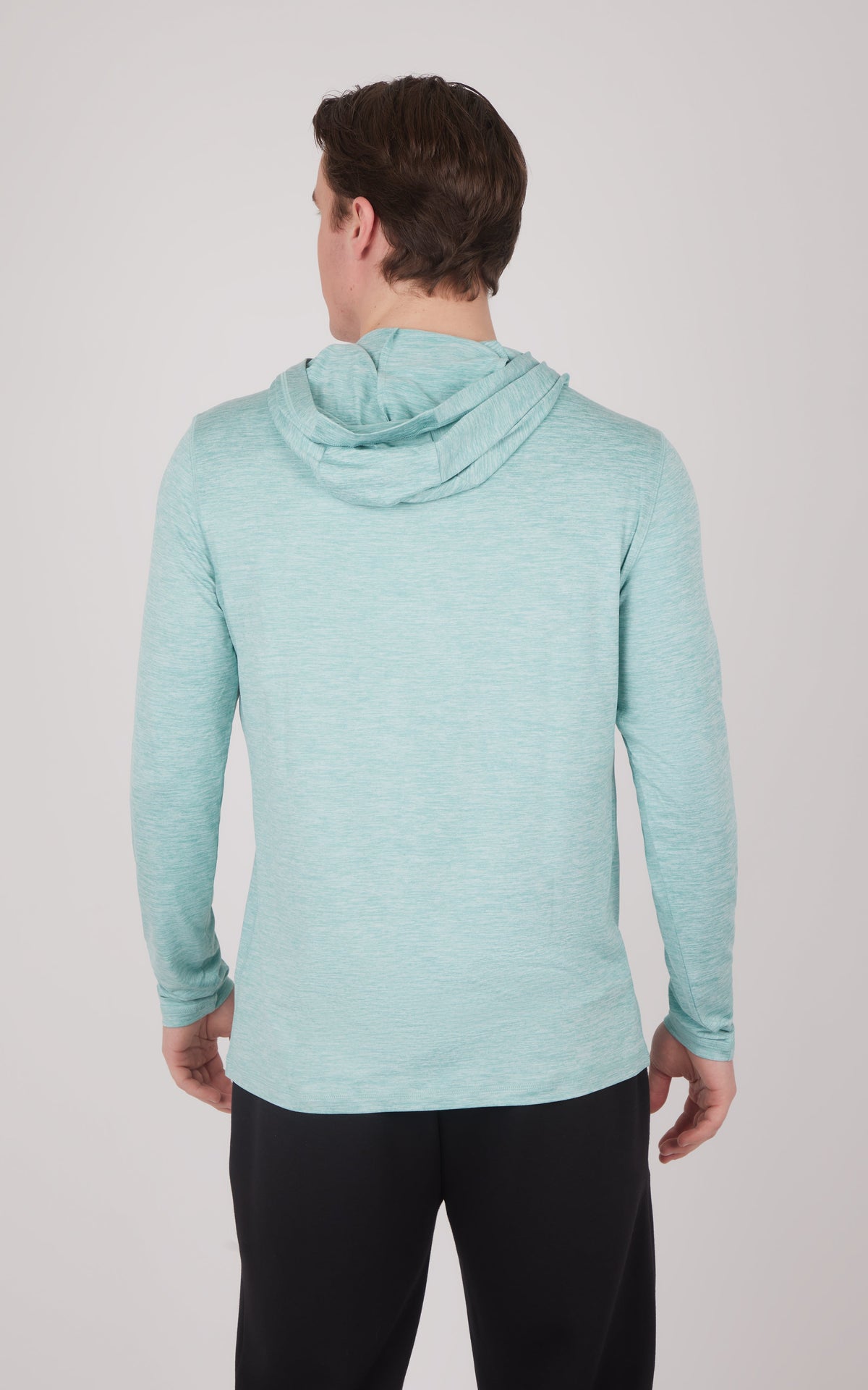 90 Degree by Reflex Men's Cationic Long Sleeve Hooded Shirt