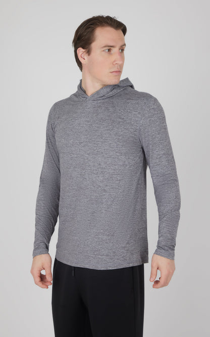 90 Degree by Reflex Men's Cationic Long Sleeve Hooded Shirt