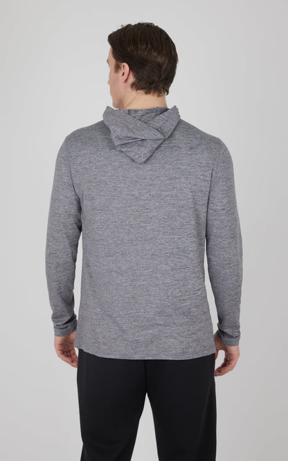 90 Degree by Reflex Men's Cationic Long Sleeve Hooded Shirt