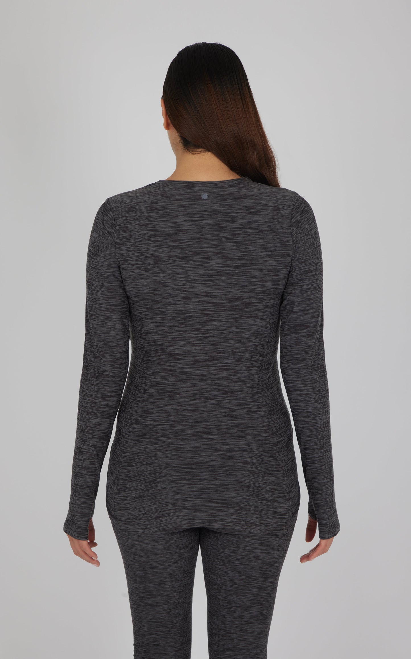 90 Degree by Reflex Maternity Heathered Long Sleeve Top