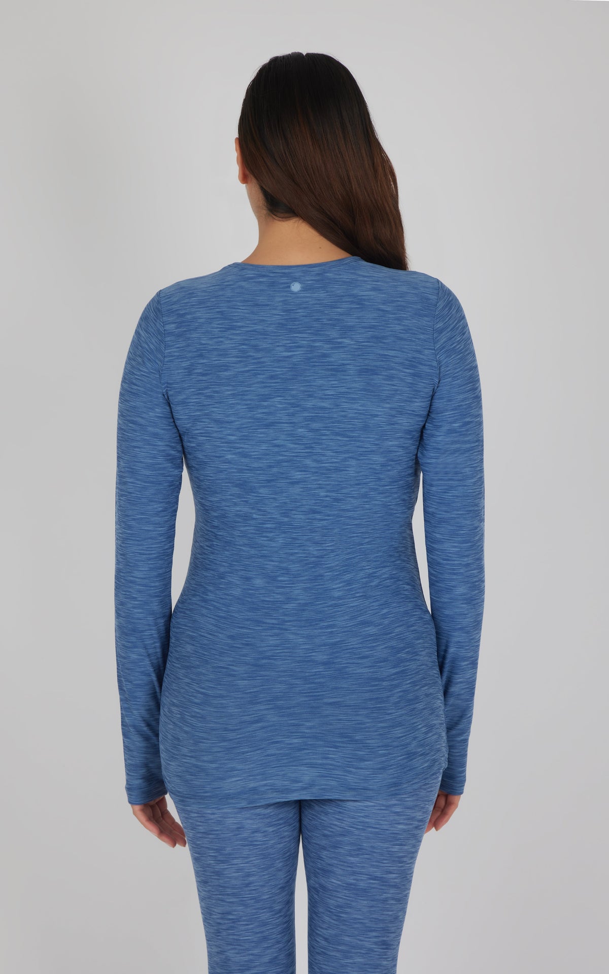 90 Degree by Reflex Maternity Heathered Long Sleeve Top
