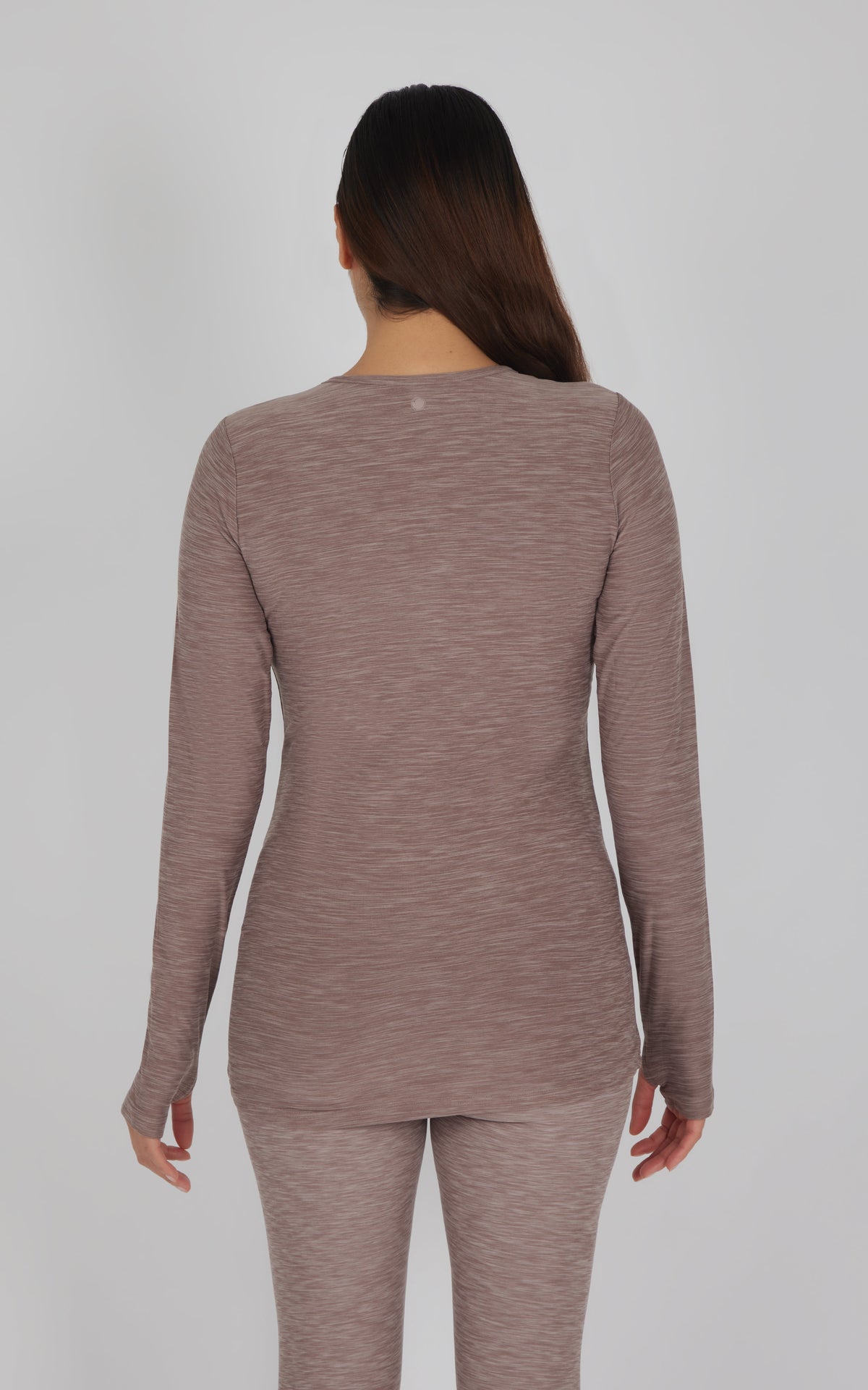 90 Degree by Reflex Maternity Heathered Long Sleeve Top