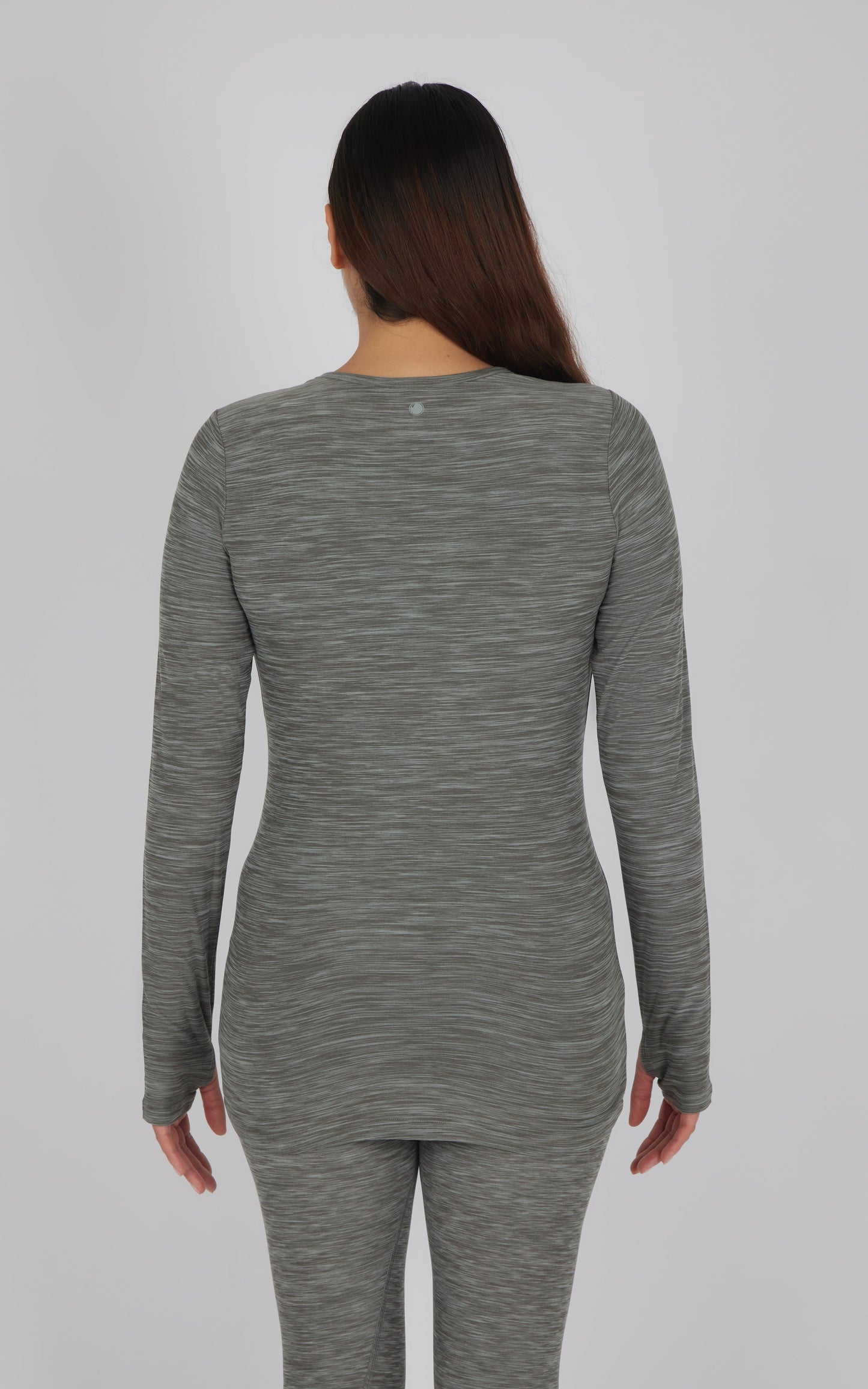 90 Degree by Reflex Maternity Heathered Long Sleeve Top