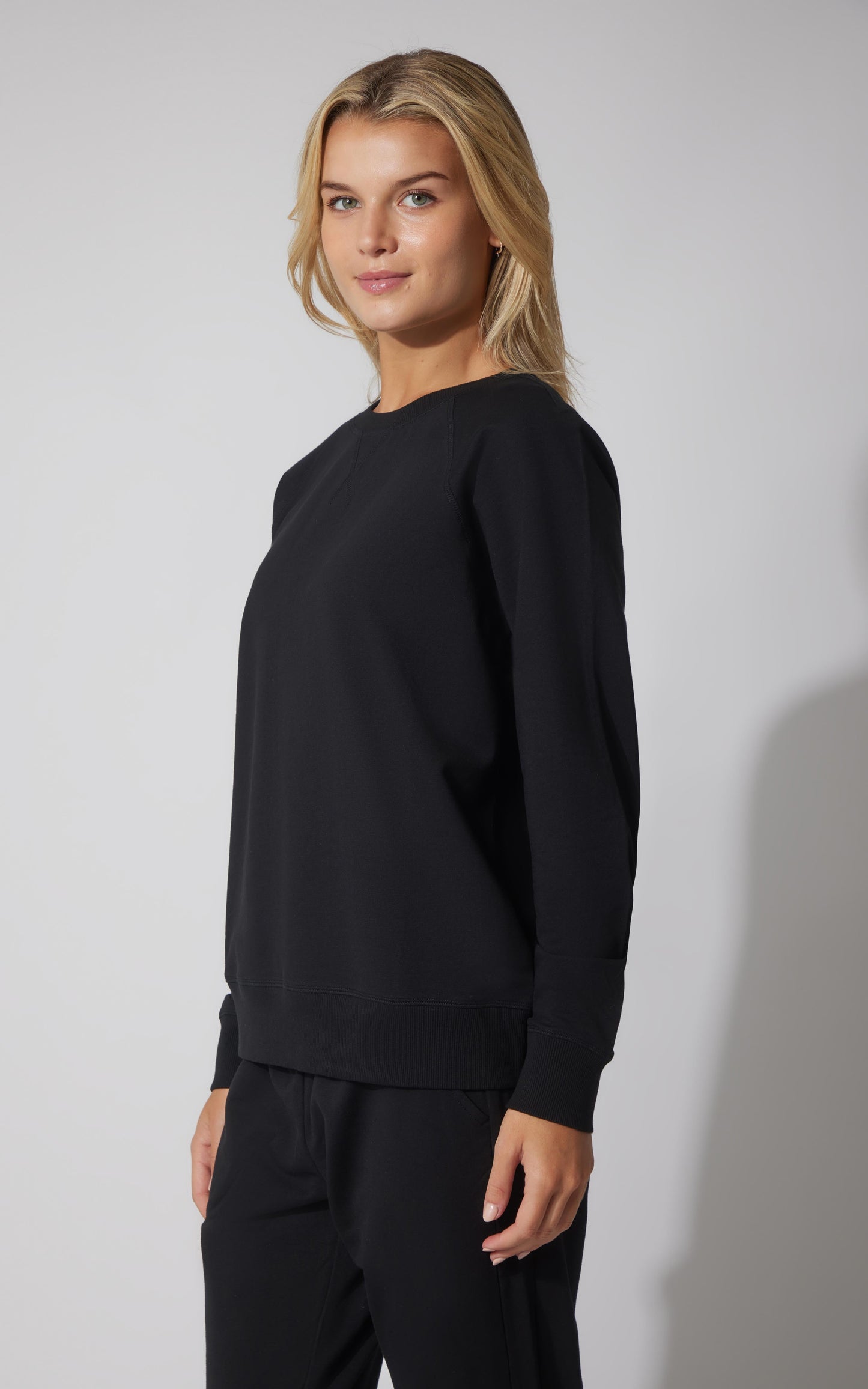 90 Degree by Reflex Terry Everyday Raglan Pullover Sweatshirt