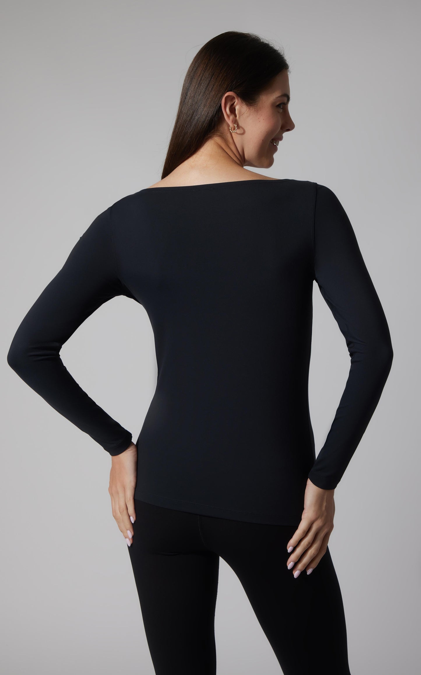 90 Degree by Reflex 2 PK Zenly Boat Neck Long Sleeve Top
