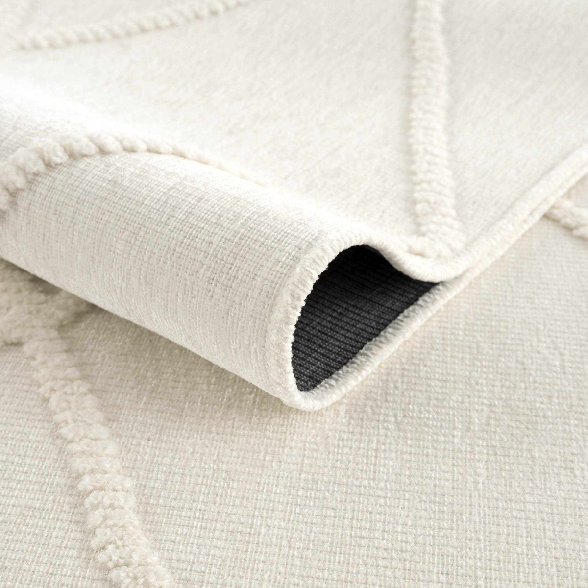 Amani White Washable Rug - Clearance