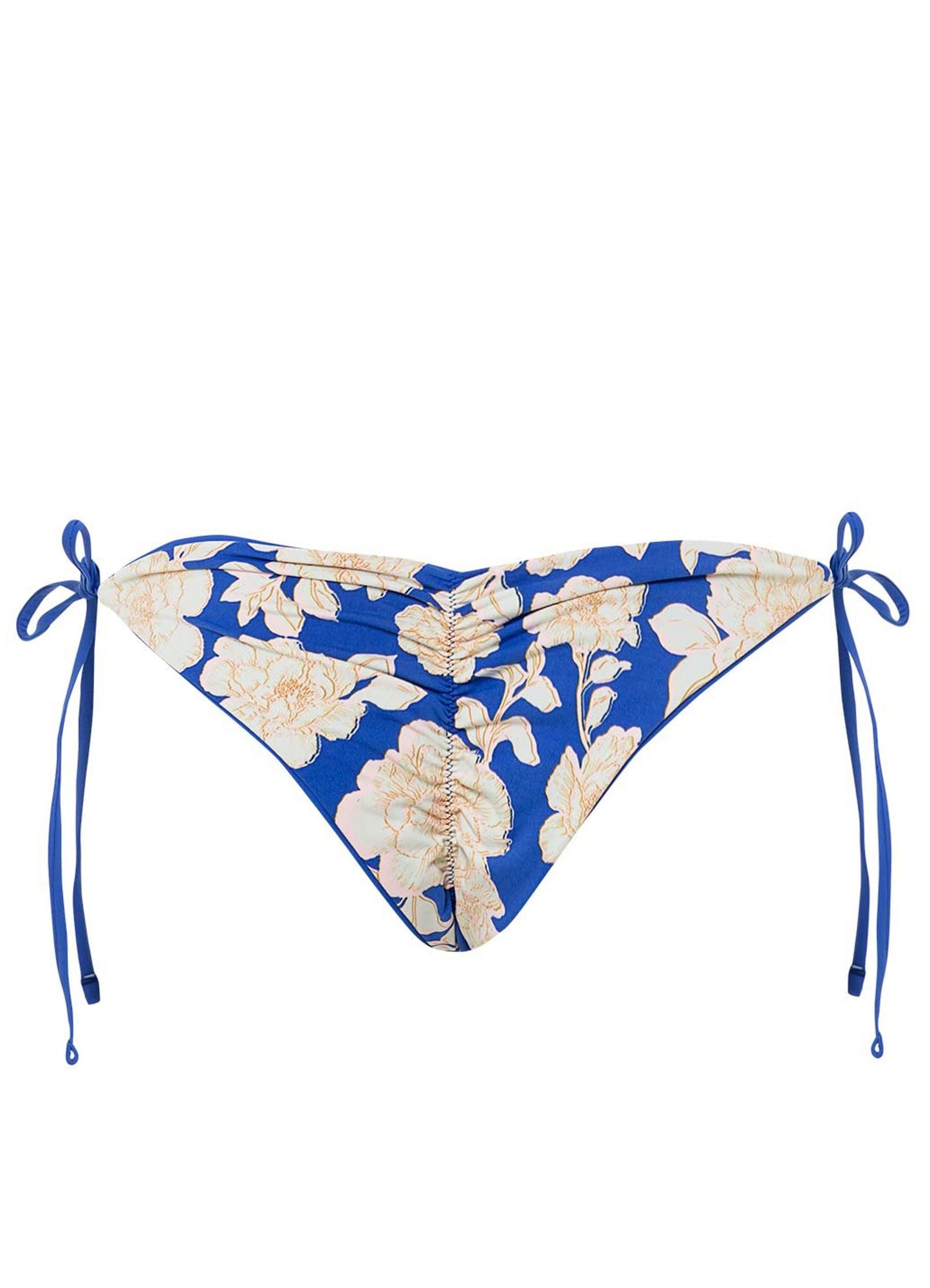 Maaji Sunning Tie Side Cheeky Cut Bikini Bottom - Lapis Blue