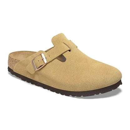 Birkenstock Boston Soft Footbed Suede Leather Clogs