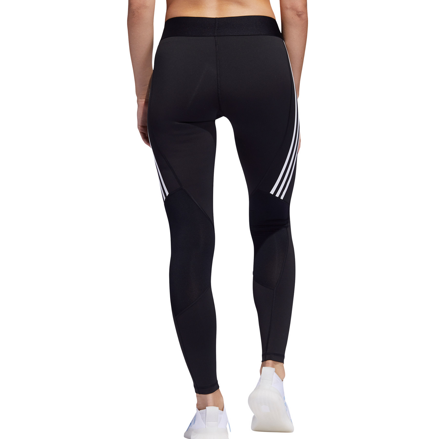 adidas Women's Alphaskin 3-Stripes Long Tights