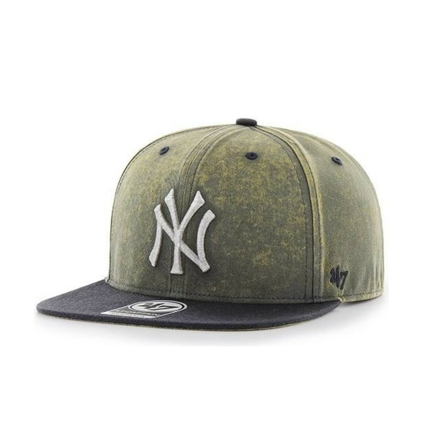 47 Brand Men's Ny Yankees Cement Captain Snapback Navy