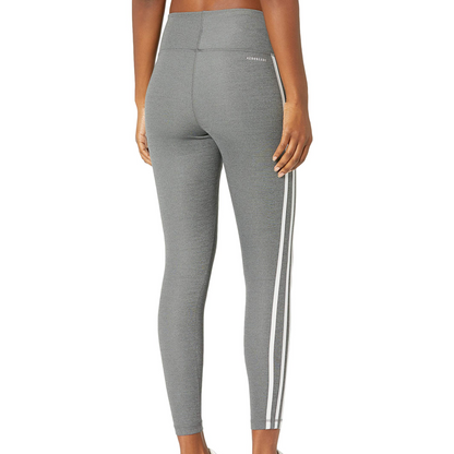 adidas Women's Designed 2 Move 3-Stripes High-Rise Long Tights Pants