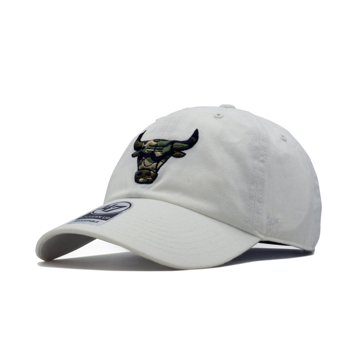 47 Brand Men's Chicago Bulls Clean Up Strapback Cap