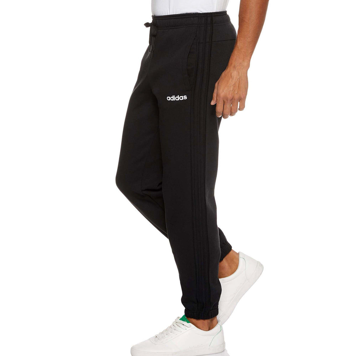 adidas Men's Essentials 3 Stripes Fleece Pants