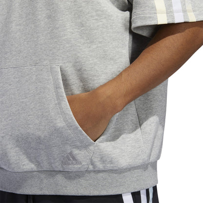 adidas Men's Donovan Mitchell Short Sleeve Hoodie Sweaters