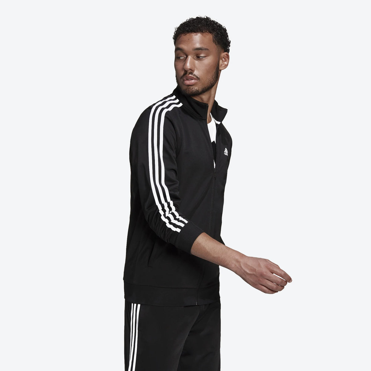 adidas Men's 3 Stipe Tricot Track Jacket Jackets