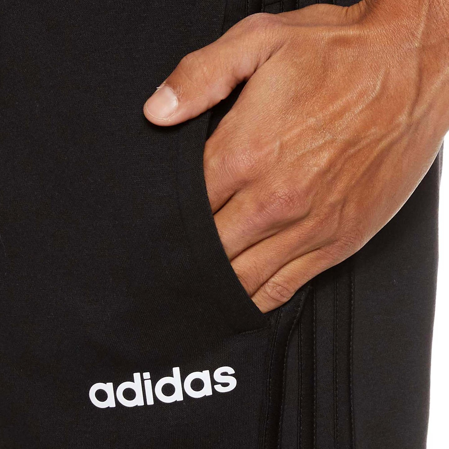 adidas Men's Essentials 3 Stripes Fleece Pants