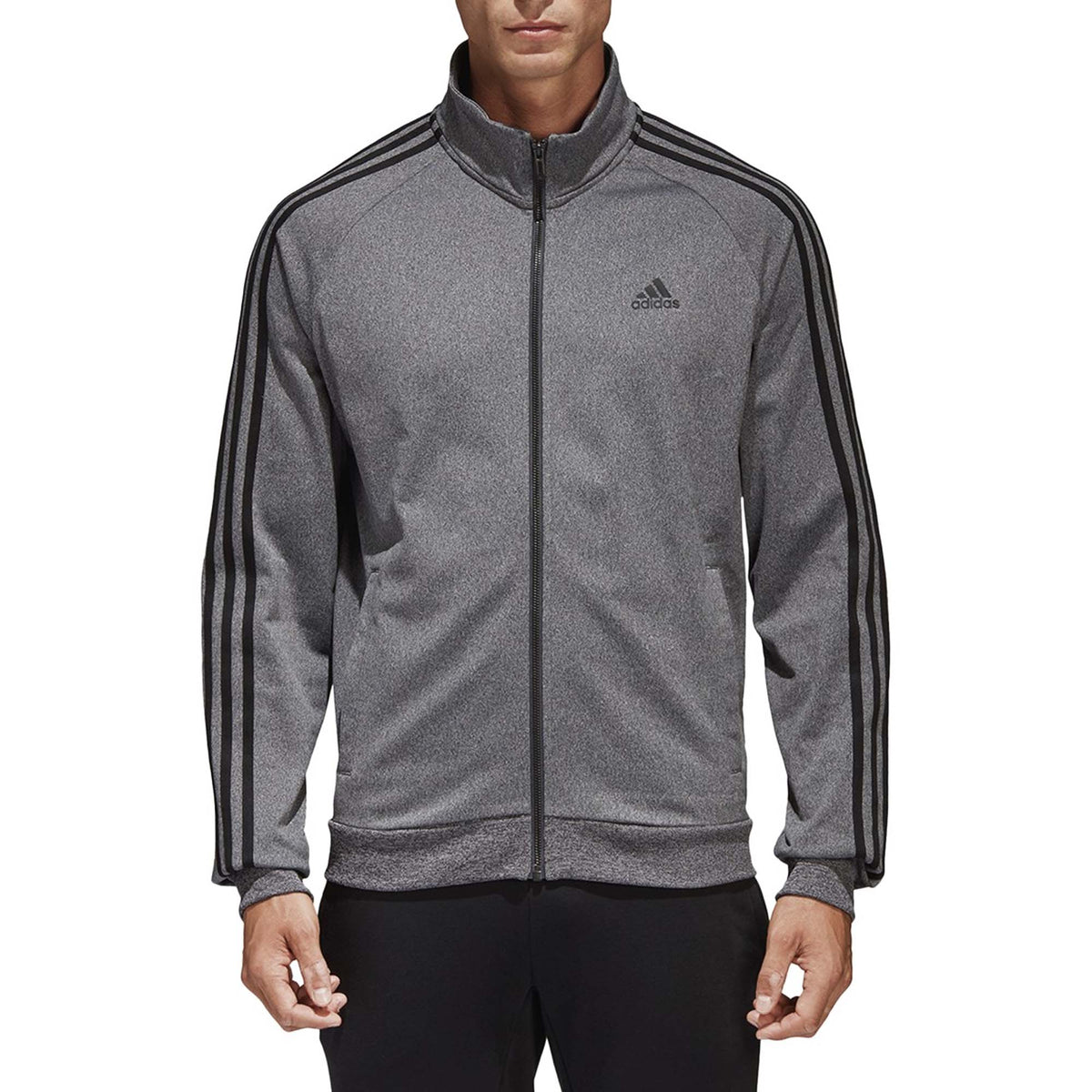 adidas Men's Essentials 3-Stripe Tricot Tracktop