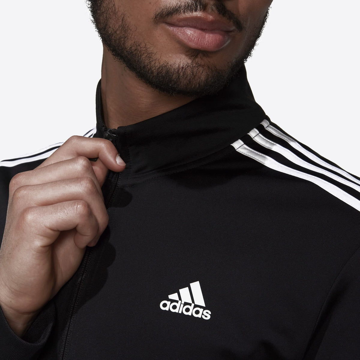 adidas Men's 3 Stipe Tricot Track Jacket Jackets
