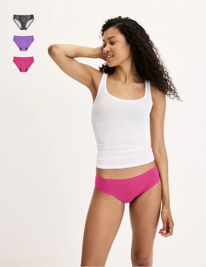 Teen Light Leakproof No-Show Bikini 3-Pack