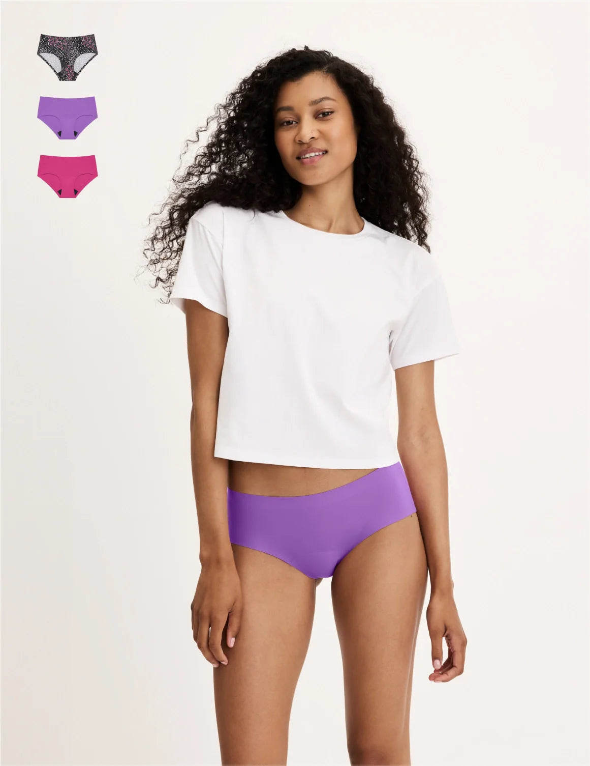 Teen Light Leakproof No-Show Boyshort 3-Pack