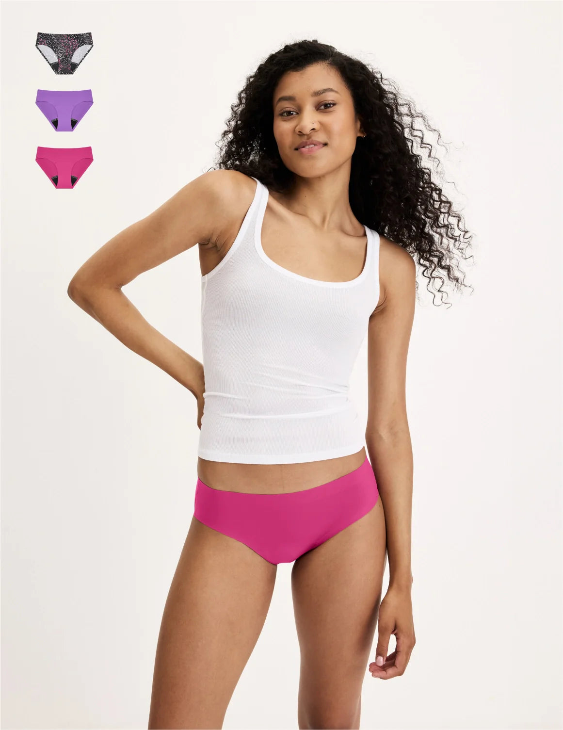 Teen Leakproof UltraThin No-Show Bikini 3-Pack