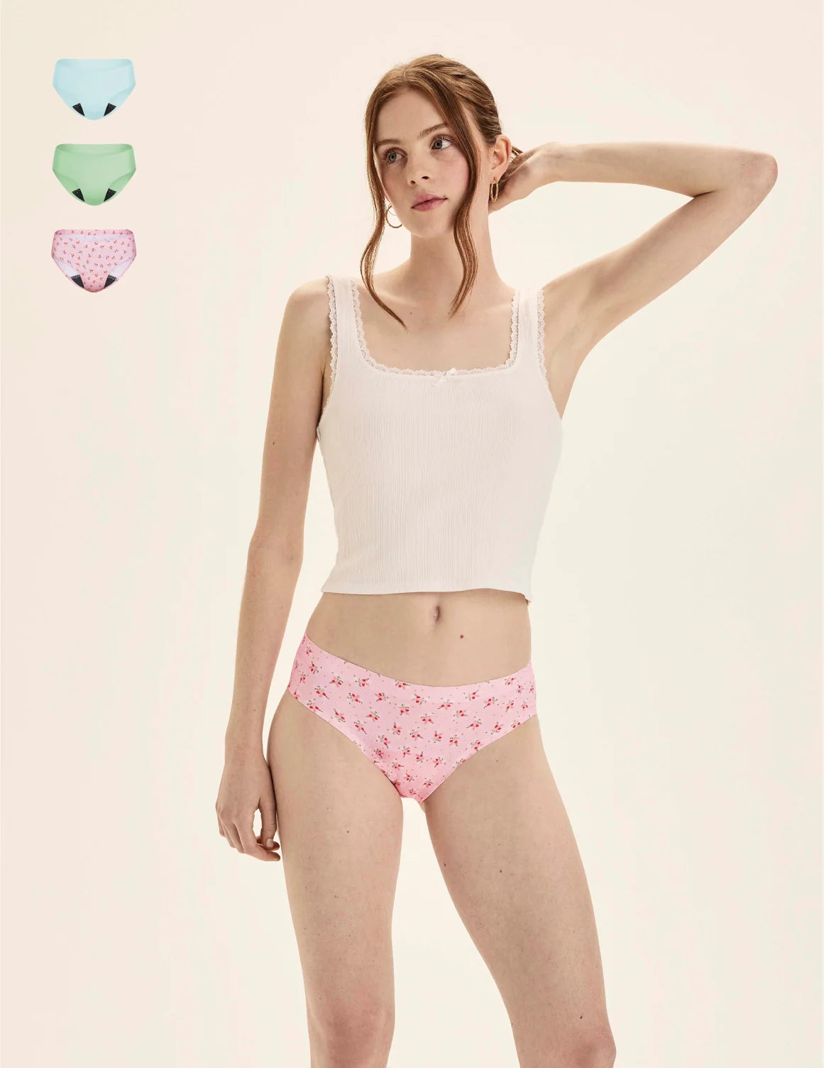 Teen Leakproof UltraThin No-Show Bikini 3-Pack - Last Call