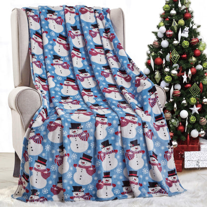 Elegant Comfort 50" x 60" Holiday Velvet Plush Blanket Throw - 50 x 60 inches