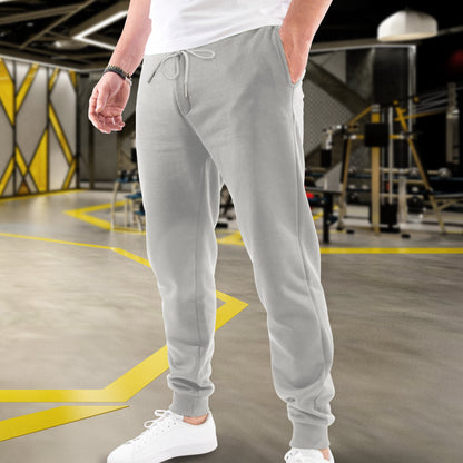 Elegant Comfort Casual Men Cotton Fleece Jogger with Pockets