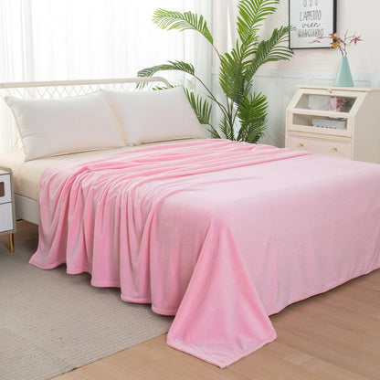 Elegant Comfort Velvet Plush Fleece Blanket Solid Color Design - Velour Blanket