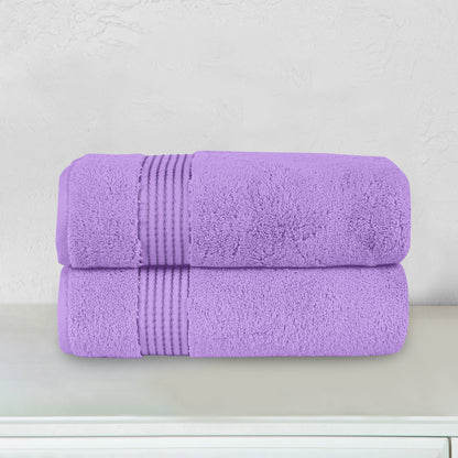 Elegant Comfort 2 Pack Premium Turkish Cotton Bath Towel Set, 27 x 54 inch