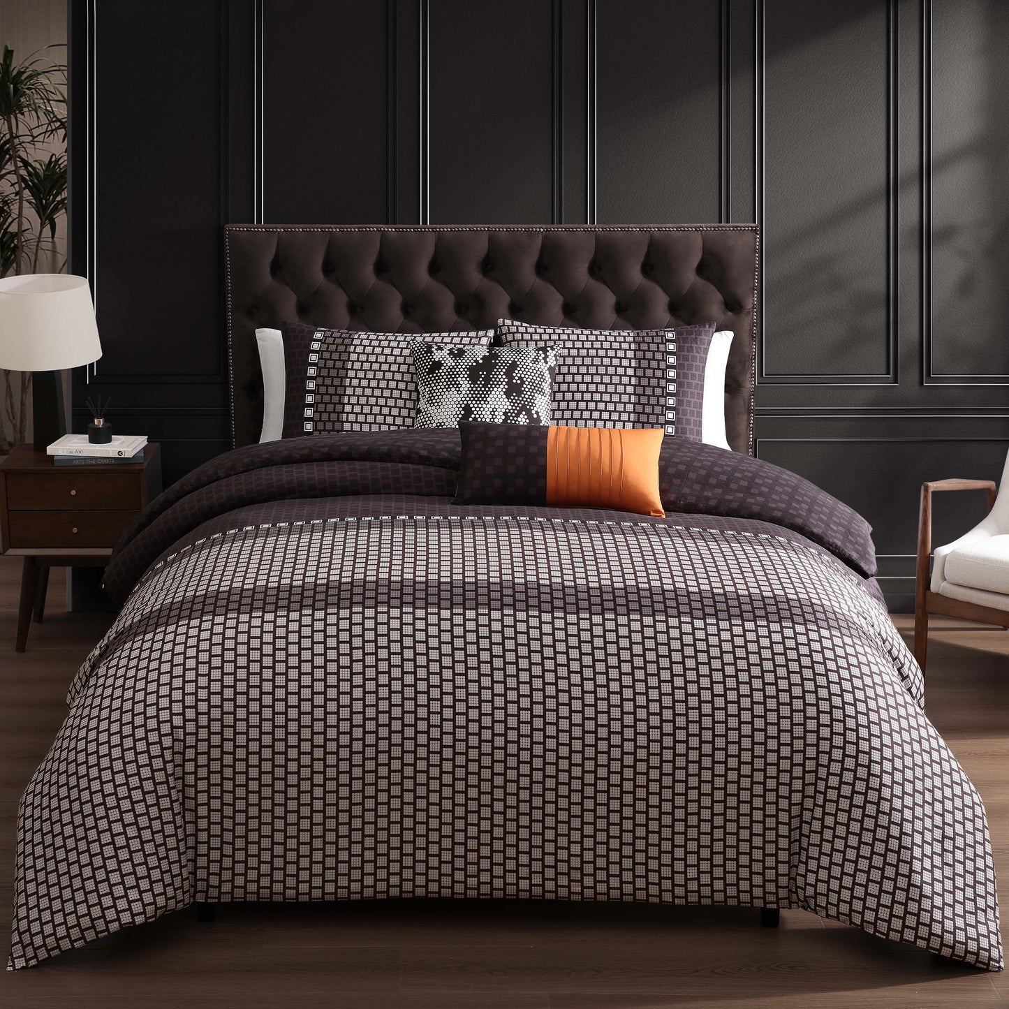 Bebejan Linear Luxe 5 Piece Reversible Comforter Set