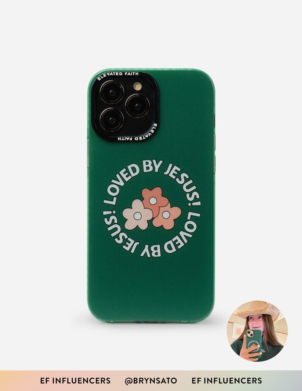 Elevated Faith Loved by Jesus x Bryn Sato Phone Case
