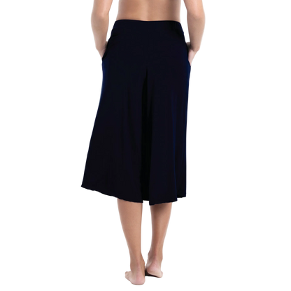 Anita Montilla Side Leg Crop Pants - Navy